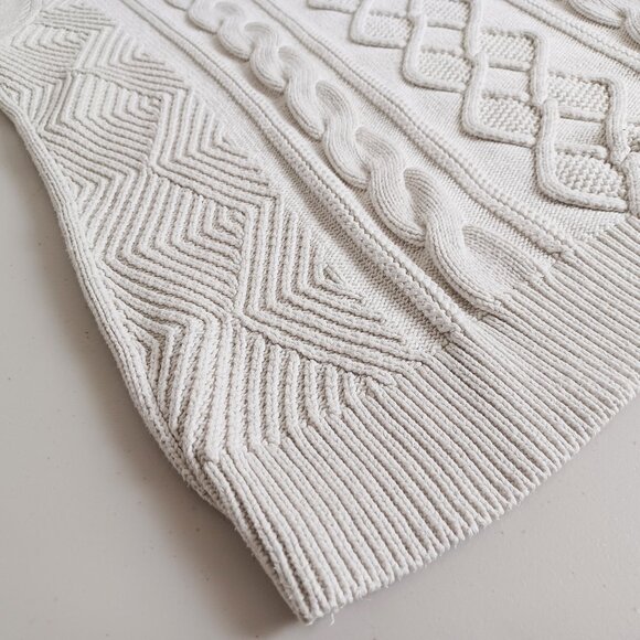 Chaps Mixed Knit Cotton Sweater - Picture 5 of 15